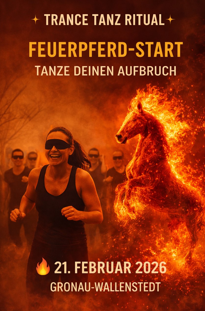 Trance-Tanz-Feuerpferd